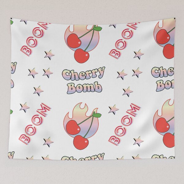Item preview, Pastel Rainbow Cherry Bomb Flaming Sticker Pack designed and sold by The-Goods.