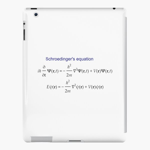 #Schrödinger #Equation, #Quantum #Physics, Wave Function, Quantum Mechanics iPad Snap Case