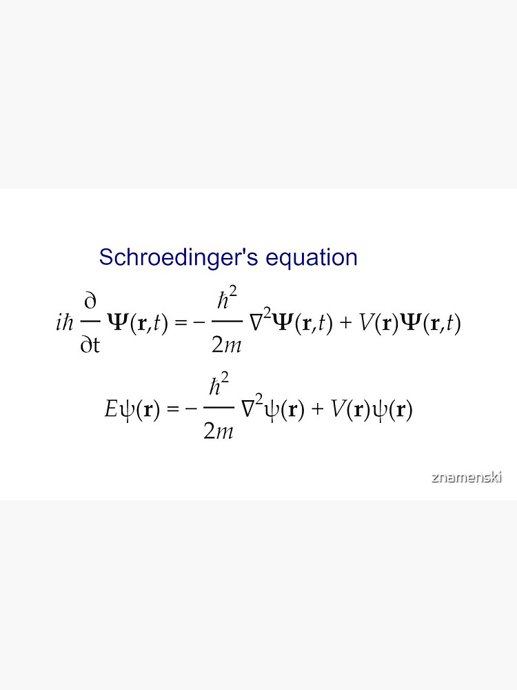 #Schrödinger #Equation, #Quantum #Physics, Wave Function, Quantum Mechanics by znamenski