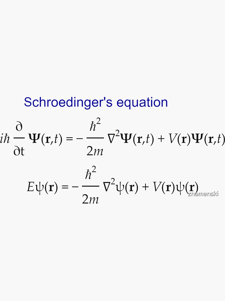 #Schrödinger #Equation, #Quantum #Physics, Wave Function, Quantum Mechanics by znamenski