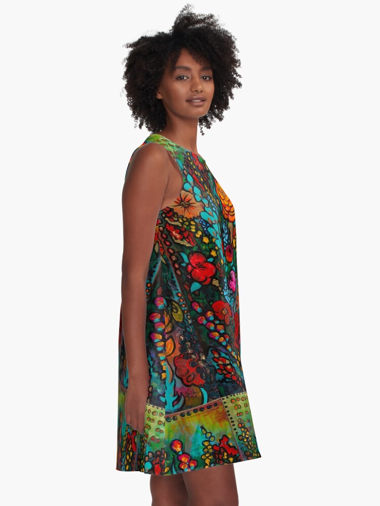 Alternate view of Jardin d'Or A-Line Dress