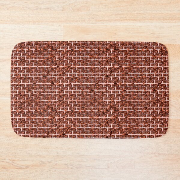 Item preview, Coral, red and white seawall, stained designed and sold by ShapesColors.