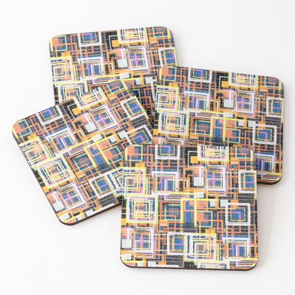 Item preview, Gradient Squares and Tiles. Patchwork Design. Scribble Seamless Concept. designed and sold by Zimniy.