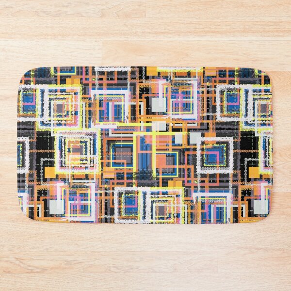 Item preview, Gradient Squares and Tiles. Patchwork Design. Scribble Seamless Concept. designed and sold by Zimniy.