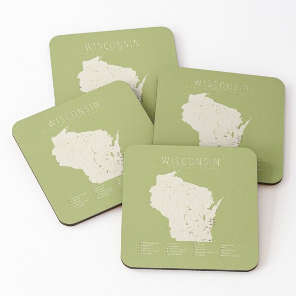 Item preview, Wisconsin Golf Courses designed and sold by FinlayMcNevin.