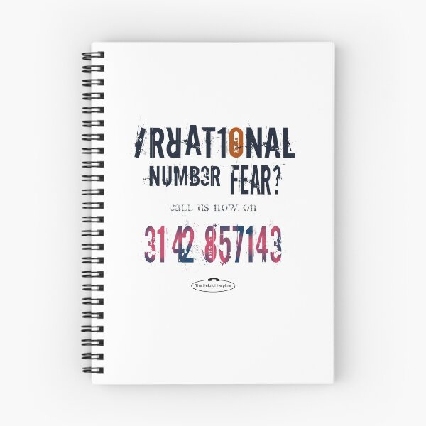 Item preview, Irrational Number Fear Math Helpline designed and sold by Erewego.