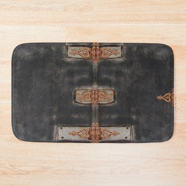 Item preview, leather journal with metal work 5 designed and sold by myatticstudio.