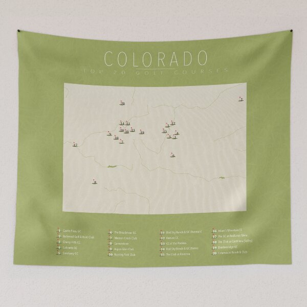 Item preview, Colorado Golf Courses designed and sold by FinlayMcNevin.