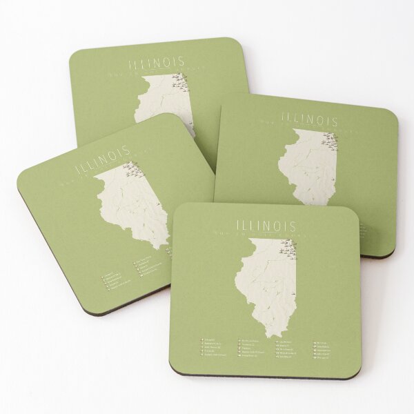 Item preview, Illinois Golf Courses designed and sold by FinlayMcNevin.