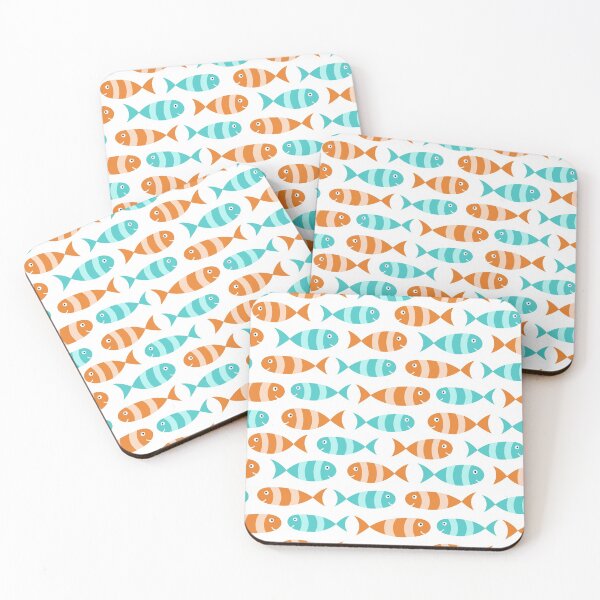 Item preview, Cute fish seamless pattern. Kids marine wallpaper.  designed and sold by illucesco.