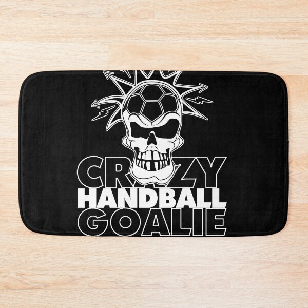 Item preview, Crazy Handball Goalie Skull Handballer Team Beach Handball Handball Lover Funny designed and sold by Cedinho.