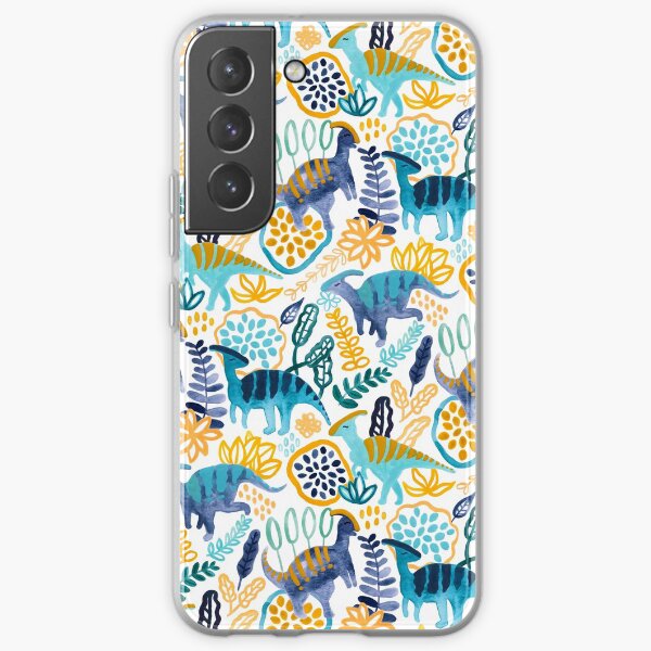Gouache Parasaurolophuses Samsung Galaxy Soft Case