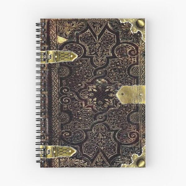 Item preview, old leather spell book designed and sold by myatticstudio.