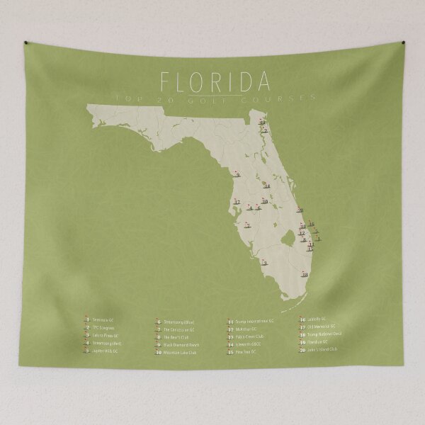 Item preview, Florida Golf Courses designed and sold by FinlayMcNevin.
