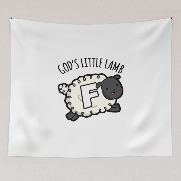 Artikelvorschau, Alphabet Buchstabe F Gottes kleines Lamm entworfen und verkauft von kidsmonogram.