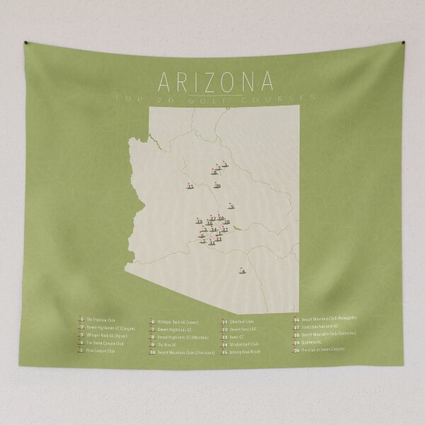 Item preview, Arizona Golf Courses designed and sold by FinlayMcNevin.