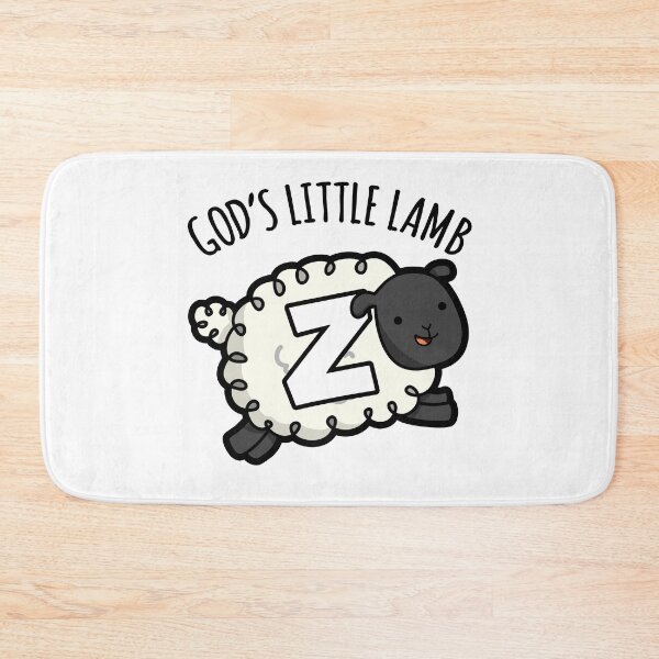 Item preview, Alphabet Letter Z God's Little Lamb designed and sold by kidsmonogram.