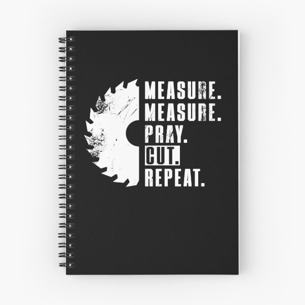 Item preview, Measure Twice, Pray, Cut and Repeat! Sarcastic Woodworking designed and sold by RAWWR.