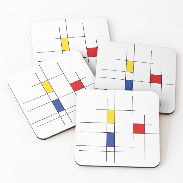 Item preview, Mondrian Inspired Square Pattern designed and sold by ikidyounot.
