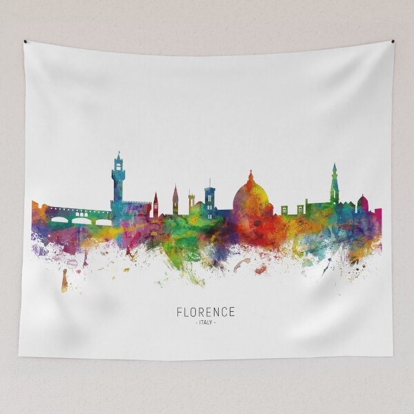 Aperçu de l'œuvre Florence Italy Skyline créée et vendue par ArtPrints.