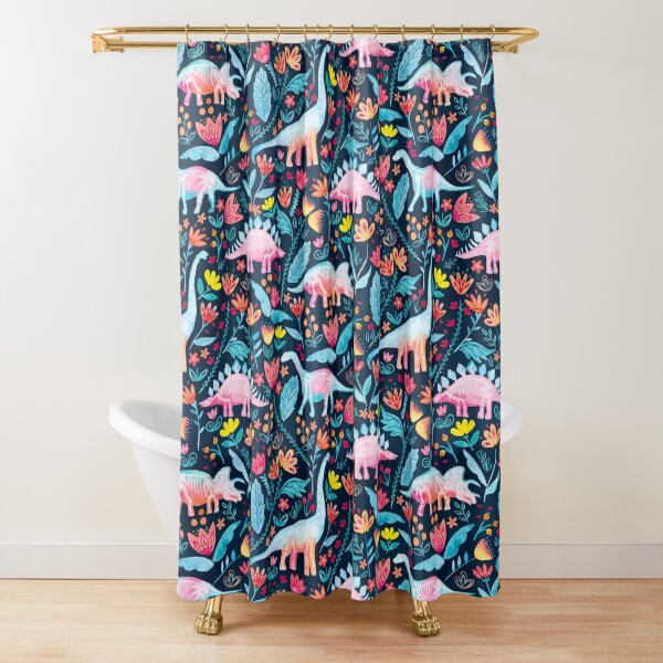 Dinosaur Delight Shower Curtain