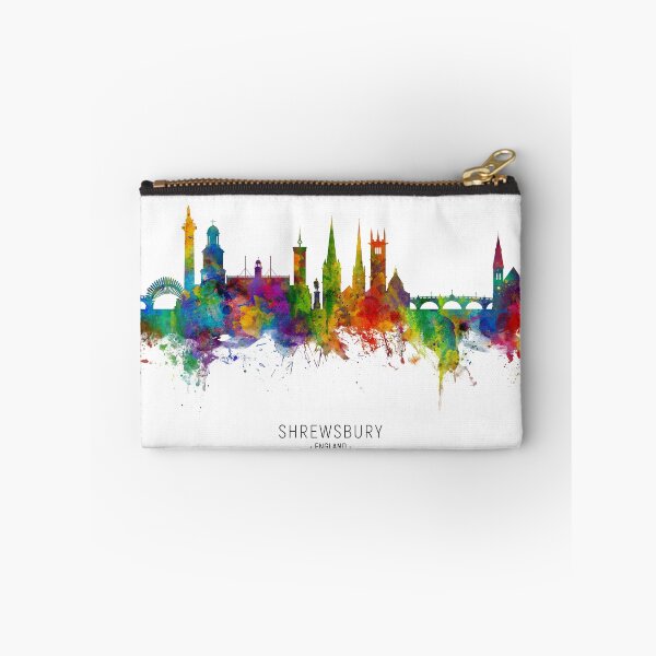 Item preview, Shrewsbury England Skyline designed and sold by ArtPrints.