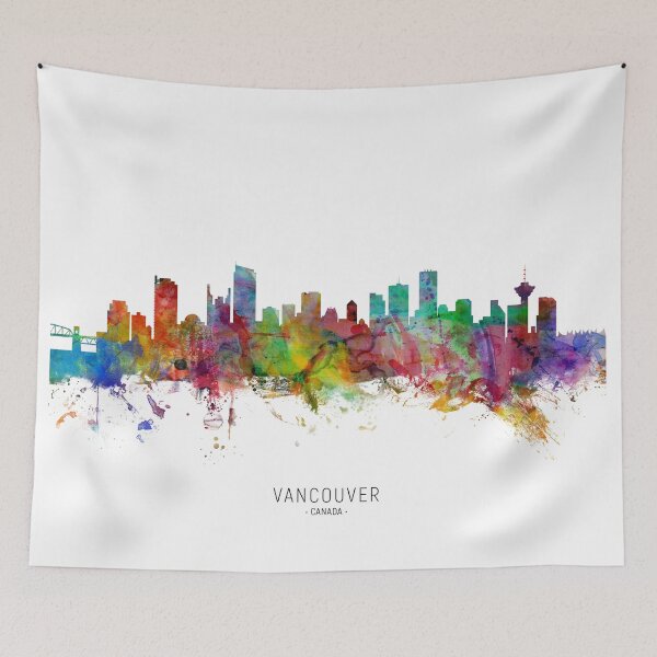 Item preview, Vancouver Canada Skyline designed and sold by ArtPrints.
