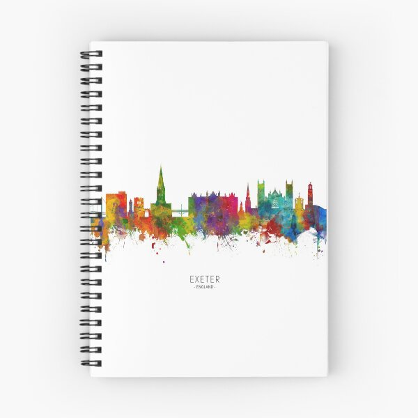 Item preview, Exeter England Skyline designed and sold by ArtPrints.
