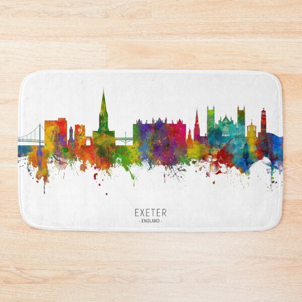 Item preview, Exeter England Skyline designed and sold by ArtPrints.