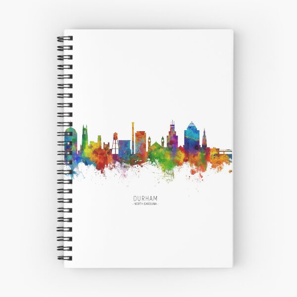 Artikelvorschau, Durham North Carolina Skyline entworfen und verkauft von ArtPrints.