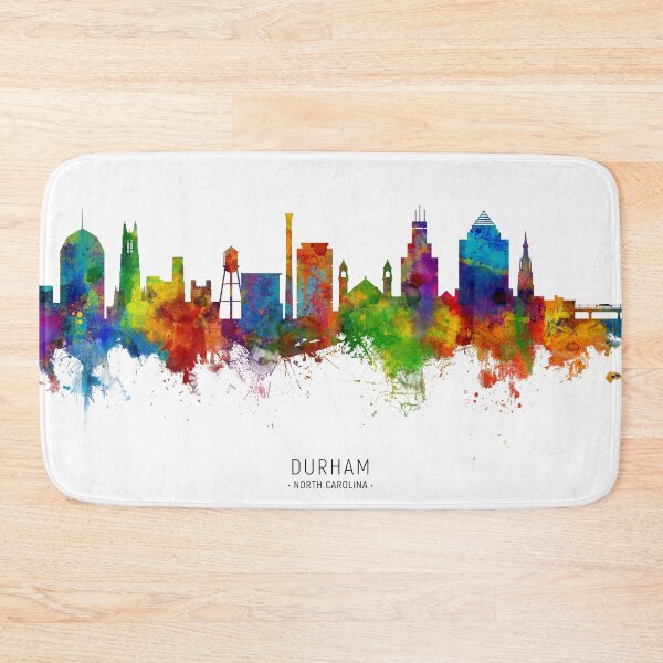 Artikelvorschau, Durham North Carolina Skyline entworfen und verkauft von ArtPrints.