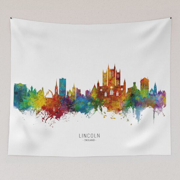 Item preview, Lincoln England Skyline designed and sold by ArtPrints.