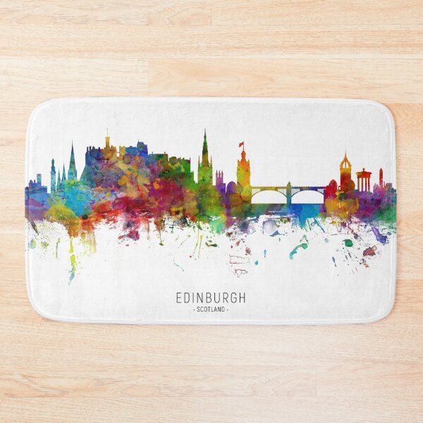 Item preview, Edinburgh Scotland Skyline designed and sold by ArtPrints.