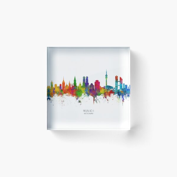 Item preview, Munich Germany Skyline designed and sold by ArtPrints.