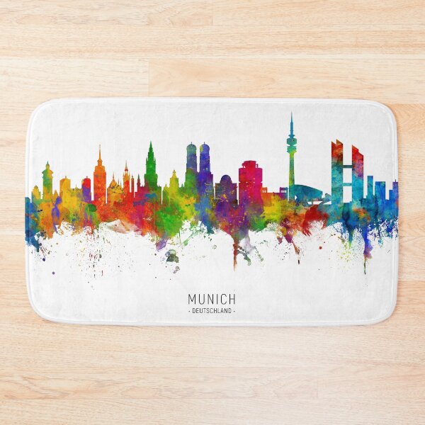 Item preview, Munich Germany Skyline designed and sold by ArtPrints.
