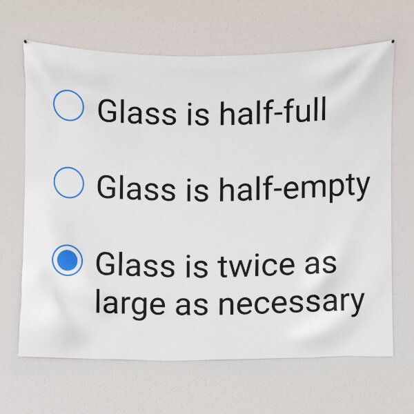 Item preview, Glass Half full/empty : programmer's logic for Android designed and sold by Sephius.
