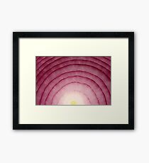 Red Onion Sunset Framed Print