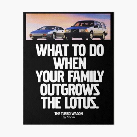 740 TURBO ADVERT Art Board Print