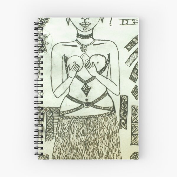 Item preview, Study to The priestess of the (o)cult  designed and sold by Madalena Lobao-Tello.