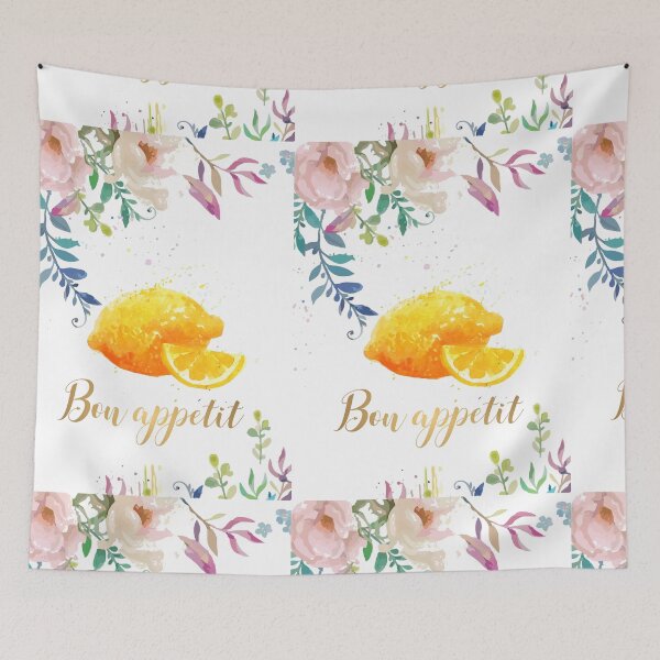 Item preview, Bon Appetit Lemon Art Kitchen Restaurant Decor designed and sold by tanabe.