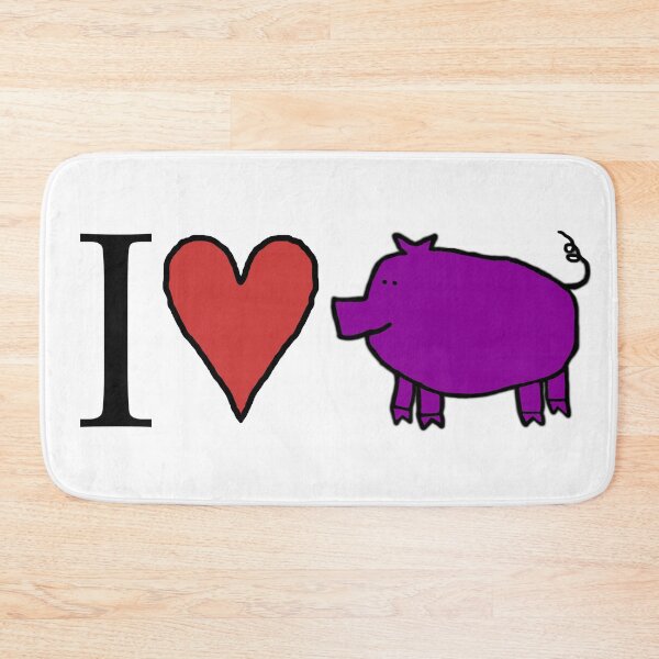 Item preview, I love lavender pigs designed and sold by ellenhenry.