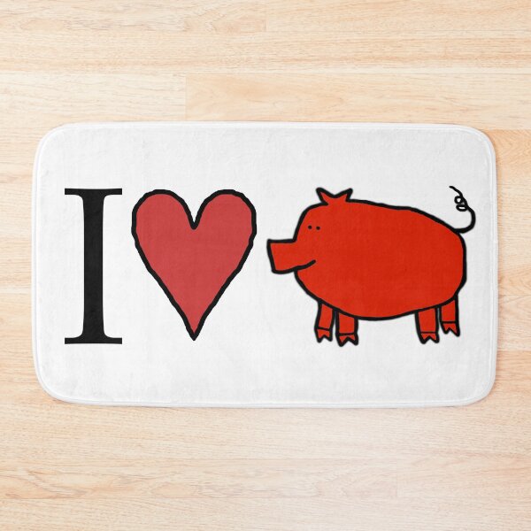 Item preview, I love red pigs designed and sold by ellenhenry.