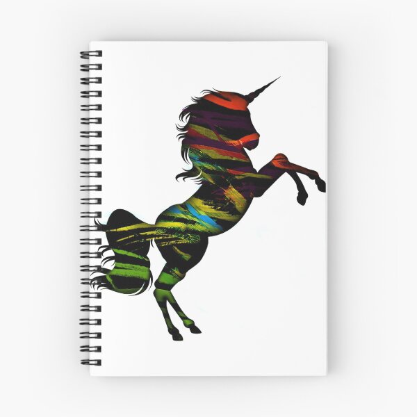 Item preview, Dreaming  of unicorns in the rainbow sky-digital art designed and sold by Ithildiel.