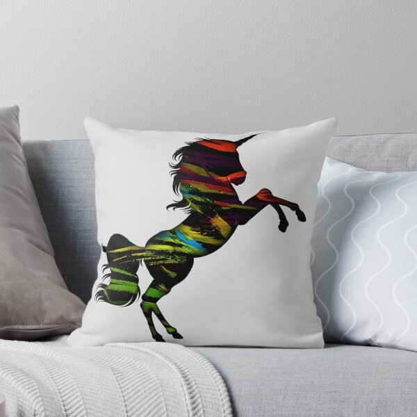 Item preview, Dreaming  of unicorns in the rainbow sky-digital art designed and sold by Ithildiel.