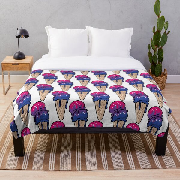 Item preview, Cute bisexual ice cream cone cartoon vector illustration motif set.  designed and sold by Limolida.