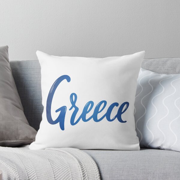 Item preview, Greece Hand Drawn Lettering Name Growing Up Greek designed and sold by ProjectX23.