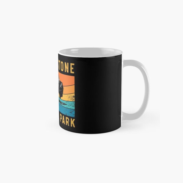 Vintage Yellowstone National Park Gifts Usa Bison Buffalo Classic Mug