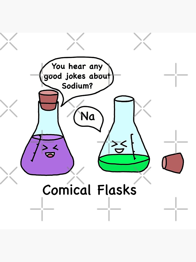 Discover Comical Flasks Premium Matte Vertical Poster
