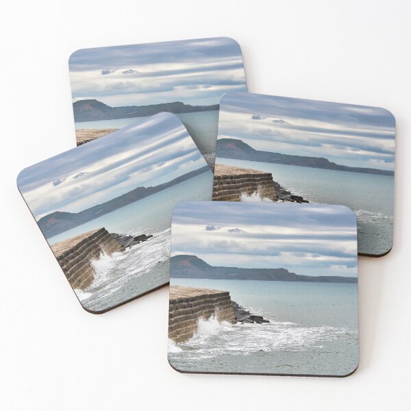 Item preview, Looking East Along The Cobb Wall - Lyme Regis designed and sold by Dorset Girl.