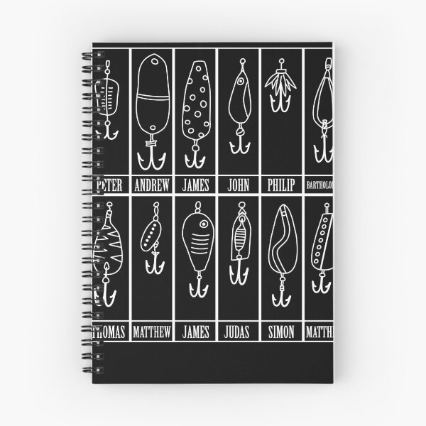 Item preview, 12 Fishing Apostles Lures and Baites | How Jesus fish	Funny Christian Fisherman Gifts and Shirts designed and sold by Cedinho.